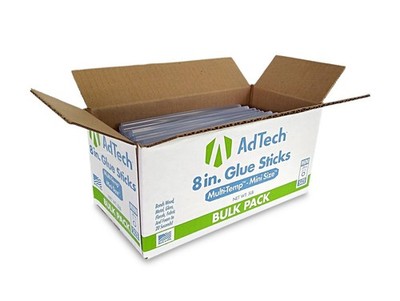 AdTech 8-Inch Mini Hot Glue Sticks, Clear | Multi-Temp, Strong 8 inch,