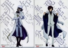 Bungou Stray Dogs Dead Apple A4 Clear File Set with Fyodor Dazai and Shibusawa