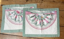NICE VINTAGE ARCH Associates QUILTED Floral SHAMS EUC