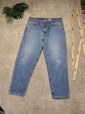 Levis 550 Jeans USA MADE Mens 40x30 40 30 Blue 100 Cotton Relaxed Fit Tapered
