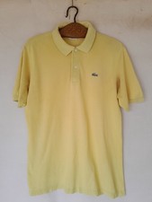 Vintage Chemise Lacoste Polo Shirt Mens L Embroidered Logo Cotton Made in Spain