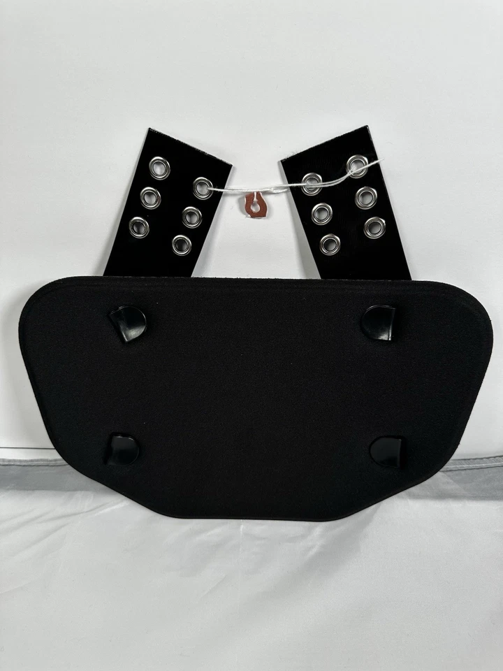 Placa trasera protectora de fútbol americano para deportes de batalla - negra/blanca Foto 2 de 2