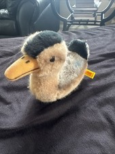 Steiff Tulla Squeaker Mallard Duck 3205/15 8" Vintage