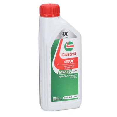 1L CASTROL GTX 10W-40 A3/B4 Motoröl MB 226.5/229.3 RN0700/0710 VW 501.00/505.00