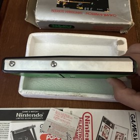 Rare Vintage Nintendo Popeye Pg-92 Panorama Screen Game & Watch W/ Box Manuals