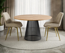 Ausziehbarer Tisch Cone 120 Esszimmertisch Esszimmer Stahl Design