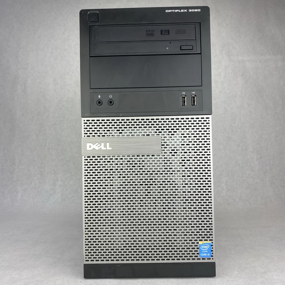 Dell OptiPlex 3020 MT Intel Quad Core i5-4590 3.30GHz 8GB RAM DVDRW No HDD OS - Image 2 of 4
