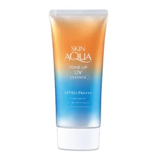 Rohto Skin Aqua Tone Up UV Essence Latte Beige SPF50+/PA++++ 80g