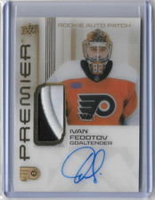 2024-25 UD PREMIER ROOKIE PATCH AUTO GOLD PARALLEL/65 IVAN FEDOTOV #AR-IF FLYERS