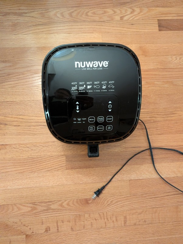 NuWave Brio 3 Qt Digital Air Fryer Oven with One-Touch Controls