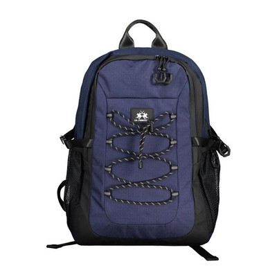 La Martina Black Polyurethane Women's Shoulder Bag 100% Authentic - LA-20565