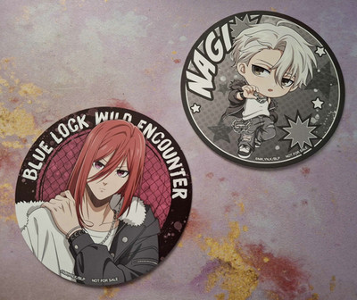 Blue Lock Wild Encounter Cafe Untersetzer Seishiro Nagi & Chigiri Hyoma
