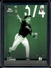 2025 Topps Black and White Griffin Conine Green Rookie RC #/99 Marlins