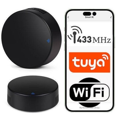 Universal IR 38kHz + RF 433MHz Fernbedienung mit WLAN  Tuya Smart Life App, A...