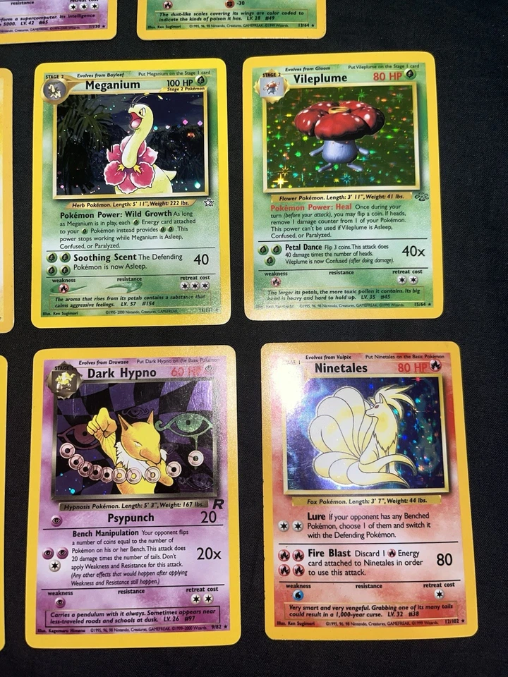 Pokemon Vintage Holo Lot Of 8 - Conditions Vary - See Photos & Read! - Image 3 of 4