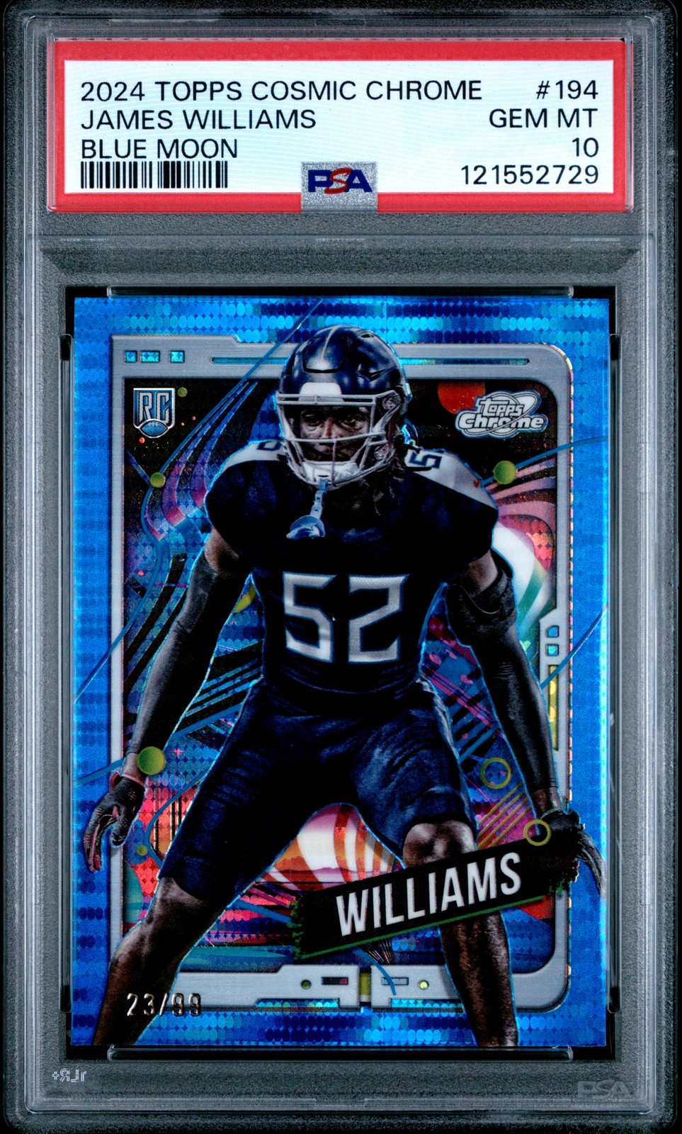 James Williams Topps Cosmic Chrome #194 Blue Moon