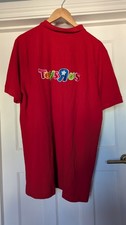Vintage Toys R Us Uniform Employee Costume Red Polo Shirt Top XXL Rare 2XL