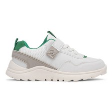 Osaga Boys Trainers White Kids Easy Fasten Girls Dinosaur Gripped Beaumont Size