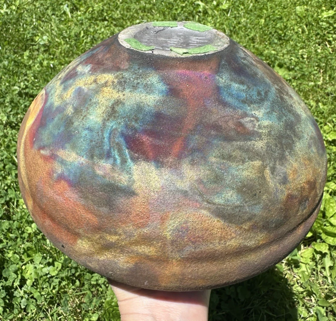 陶瓷圆形抽象花瓶| eBay