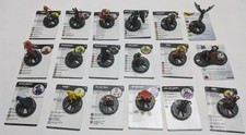 Heroclix - Deadpool  Thanos  more - Marvel - Wizkids - Lot of 18 with Cards