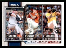 2026 Topps #327 Tarik Skubal/Garrett Crochet/Hunter Brown Tigers/Red Sox/Astros