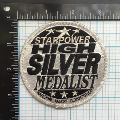 VTG STARPOWER NATIONAL TALENT COMPETITION HIGH SILVER MEDALIST 3.5'' PATCH B1
