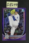 2025 Bowman Chrome -ROKI SASAKI- Purple Mojo Refractor RC Rookie SP /250 (D8244