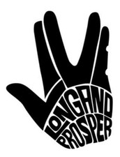 1x  STAR TREK Autoaufkleber Sticker 13x10cm Film Lustig Motorrad Tuning Racing