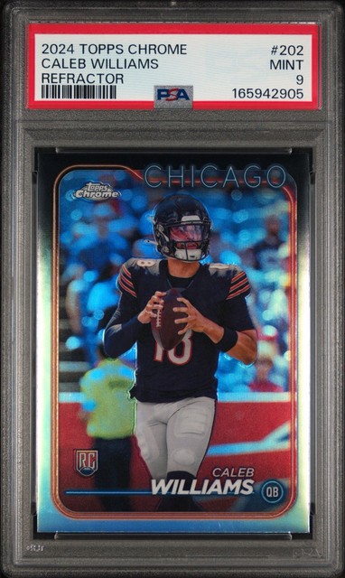 Caleb Williams 2024 Topps Chrome Refractor
