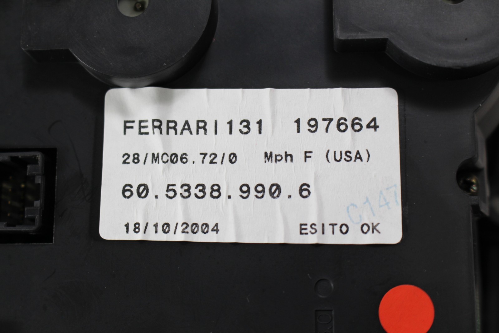 Ferrari 360 Instrument cluster P/N 197664