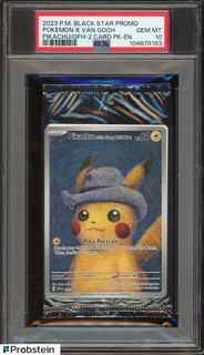 Pokemon Pikachu with Grey Felt hat Van Gogh 085 Graded Sealed Promo PSA 10