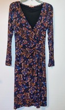 Joe Browns Size 8 Floral Dress Paisley Print Front Panel New