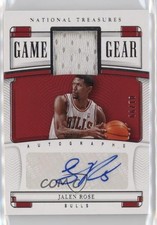 2022-23 Panini National Treasures Game Gear 1/99 Jalen Rose #GGA-JRS Auto 0el