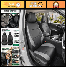 Front Seat Covers For Dodge Ram 1500 2500 3500 2003-2026 Faux Leather Black G Front Seat Covers For Dodge Ram 1500 2500 3500 2003-2026 Faux Leather Black G