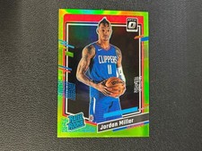 Jordan Miller 2023-24 Optic Rated Rookie Lime Green Prizm Clippers 19/149 E98