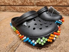NEW Crocs Toddler Crocband Colorful Lights Clog CRS210467 Light-Up Crocs in 9T