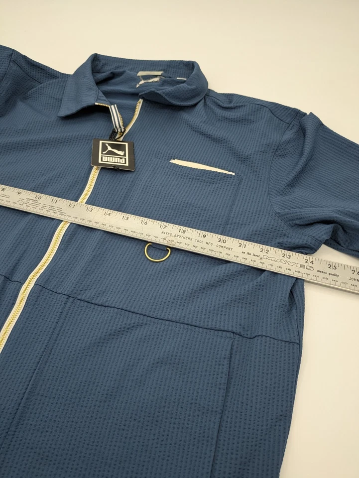 Puma Crossover Jacket Dark Denim Men's Large 598741-02 Basketball - Image 4 of 4