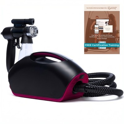 Naked Sun Fascination Professional Spray Tan Machine with Light and with HVLP...