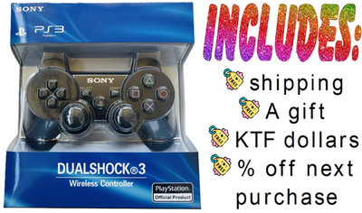   Sony DualShock 3 Wireless PS3 Controller dark blue +bonus      