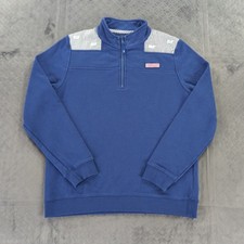 Vineyard Vines The Shep Shirt Sweatshirt Blue Long Sleeve Girls Youth XL 16