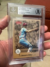 (HOF) Steve Carlton #32/99 National Pastime Auth Buyback Autograph (2002 GOTG)