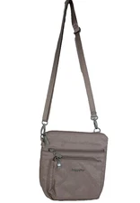 Baggallini Modern Pocket Crossbody Moonrock Purse Bag Crinkle Nylon RFID