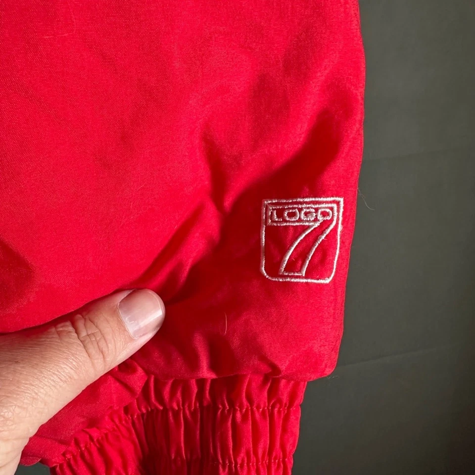 Nebraska cornhuskers puffer jacket size large 90’s big logo - Image 3 of 4