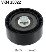 SKF VKM 35022 Abweichungs-/FüHrungsrolle, V-Rippenriemen FüR Chevrolet, Opel