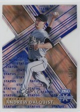 2019 Panini Elite Extra Edition Status Blue Die-Cut 55/75 Andrew Dalquist 0q3