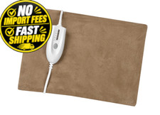 Deluxe Heating Pad Moist/Dry Heat Therapy 12" x 15" Brown, Brown