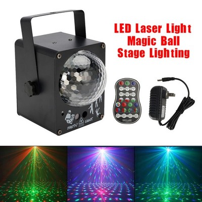LED Laser Light RGB Lights 60 Patterns Magic Ball Stage Lighting DJ Disco Party#