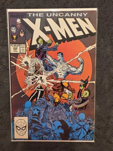 The Uncanny X-Men #229 1st Appearance of Reavers Marvel Comic Book Vintage 1988