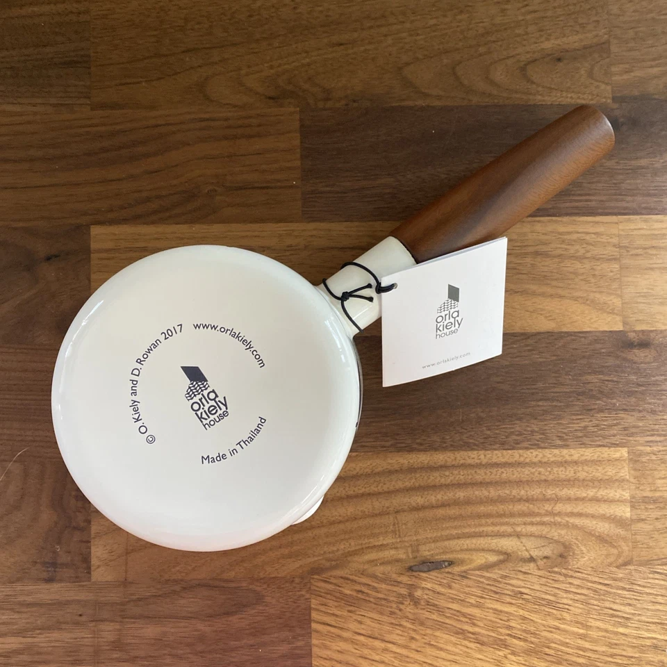 Preciosa Sartén de Leche Orla Kiely Naranja Retro Flor NUEVA EN CAJA Foto 4 de 4