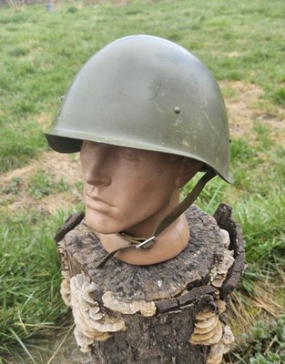 Original Steel Helmet SSH 40 WWII Combat Military Soviet Army RKKA
